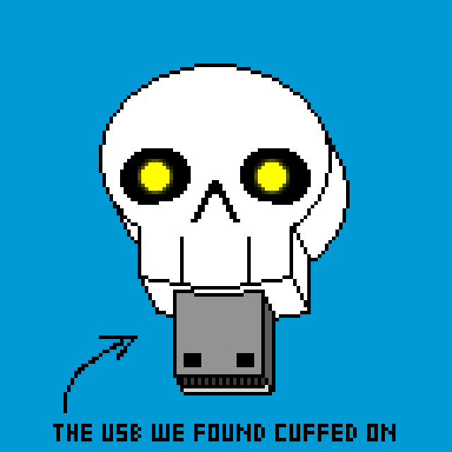 Evil ahh skeleton flash drive Evil ahh skeleton flash drive